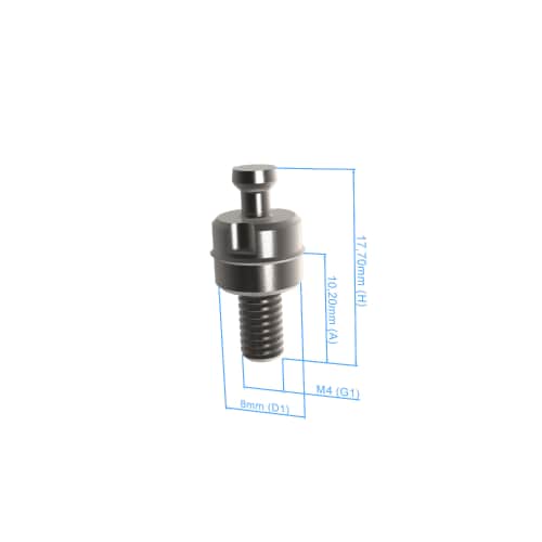 Combi bolt  -  M4, AF16 product photo Back View L