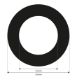 Reference Markers 1.5 mm, white, non-coded, light adhesive strength, 3000 piece product photo
