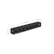 Bars - 25x25x200mm, AF25, 2 pieces product photo Back View S