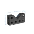 V-Block 90&deg; - 100x25x50mm, AF25 product photo Back View S