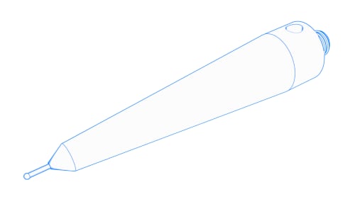 Cone shaft styli