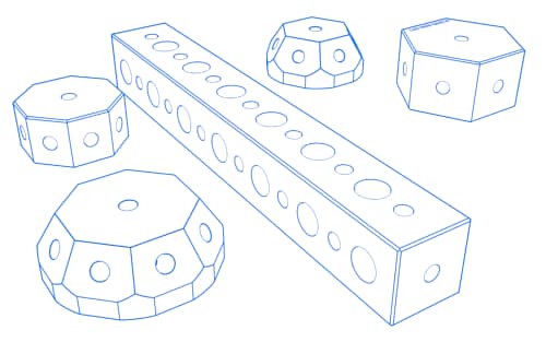Multi sided elements